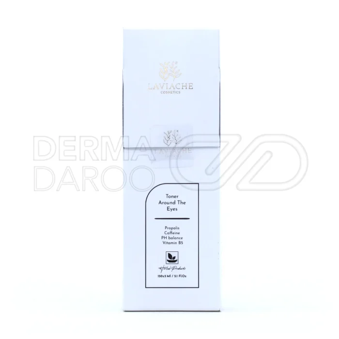تونر لاویاچه با آلانتوئین و روغن کرچک، تقویت کننده پوست دور چشم، پیشگیری از تیرگی و بهبود لطافت پوست