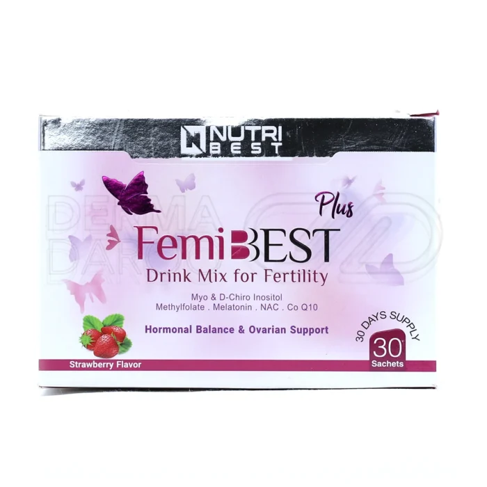 ساشه باروری فمی بست پلاس نوتری بست غنی از چهارصد میکروگرم متیل فولات برای حمایت از سلامت باروری و کاهش اختلالات هورمونی در بانوان