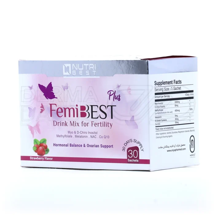 مکمل فمی بست پلاس نوتری بست با پنجاه میلی گرم دی کایرو اینوزیتول برای کاهش علائم سندرم تخمدان پلی کیستیک و افزایش عملکرد تخمدان
