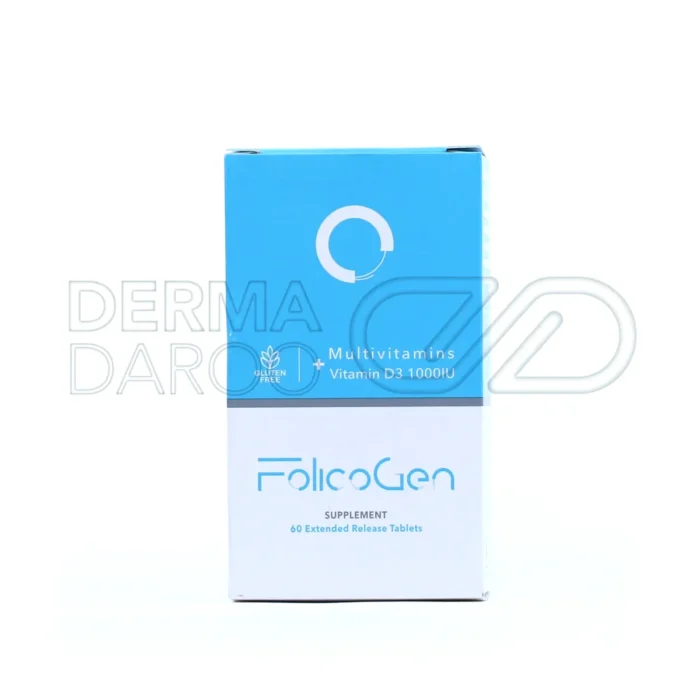 فولیکوژن اروند فارمد 60 عددی با فولیک اسید و مس برای پیشگیری از نقص لوله عصبی، حفظ سلامت قلب و تقویت عملکرد مغز با فرمول ایمن