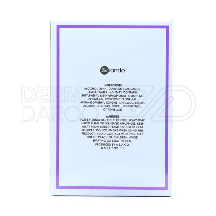 ادو پرفیوم اکلتو بایلندو با نت پایانی سدر و عنبر، ماندگاری بالا و پخش بوی قوی برای فصول سرد