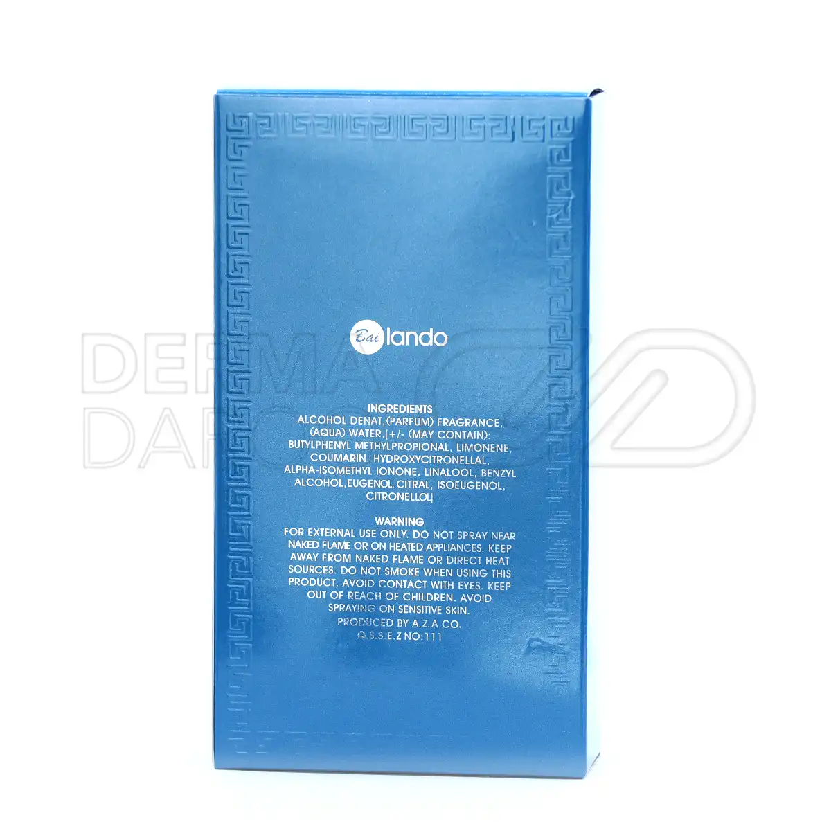 ادو پرفیوم مردانه اروس بایلندو با رایحه پایه وانیل، سدر و گلسنگ، عطری شیرین و معطر برای استفاده روزمره