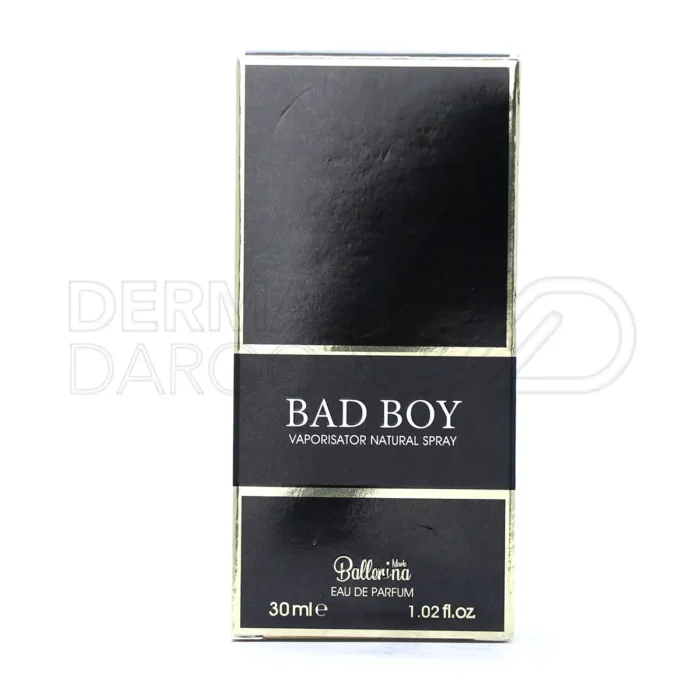 عطر مردانه بد بوی بالرینا با نت میانی مریم گلی و سدر، مناسب استفاده در تمام فصول با پخش بوی قوی