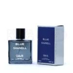بطری شیک ادو پرفیوم آقایان بلو شنل بالرینا با طراحی لوکس و رایحه تلخ و خنک در بسته بندی جذاب برای فصول گرم و سرد