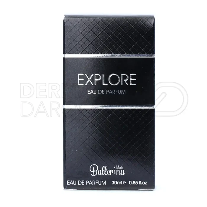عطر جیبی اکسپلور بالرینا با نت اولیه مریم گلی، فلفل صورتی و ترنج، عطری خنک و تند برای آقایان پویا