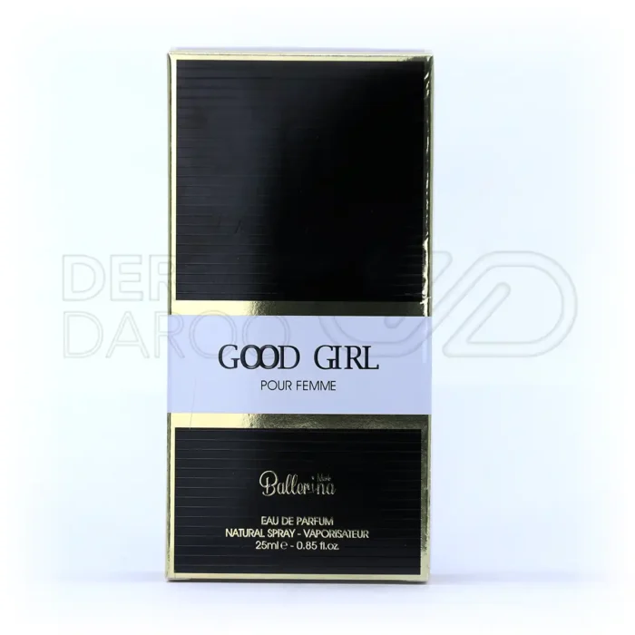 عطر زنانه گود گرل بالرینا با نت میانی مریم و یاس، رایحه گلی و آرامش بخش، مشابه گودگرل کارولینا هررا