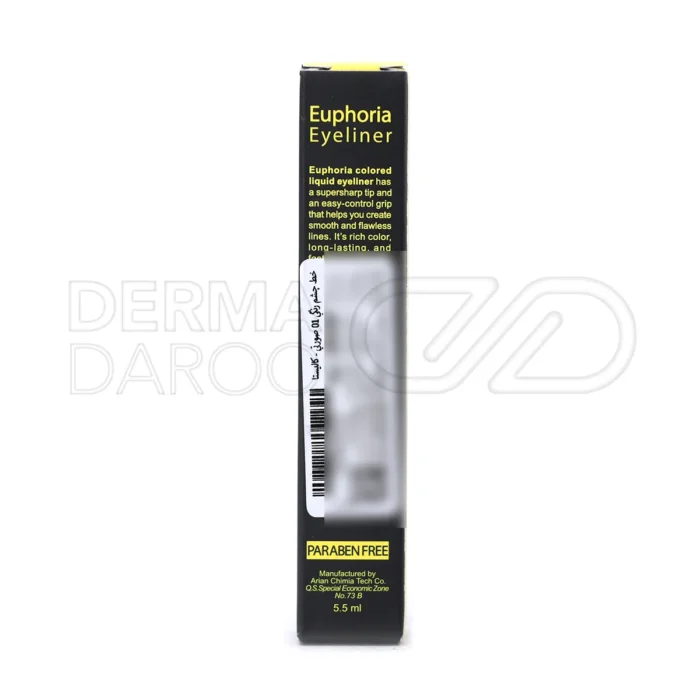 خط چشم رنگی یوفوریا کالیستا فاقد مواد مضر با بافت سبک مات، محافظت از پوست پلک، طراحی آسان خطوط دقیق و جلوه طبیعی بدون ایجاد حساسیت