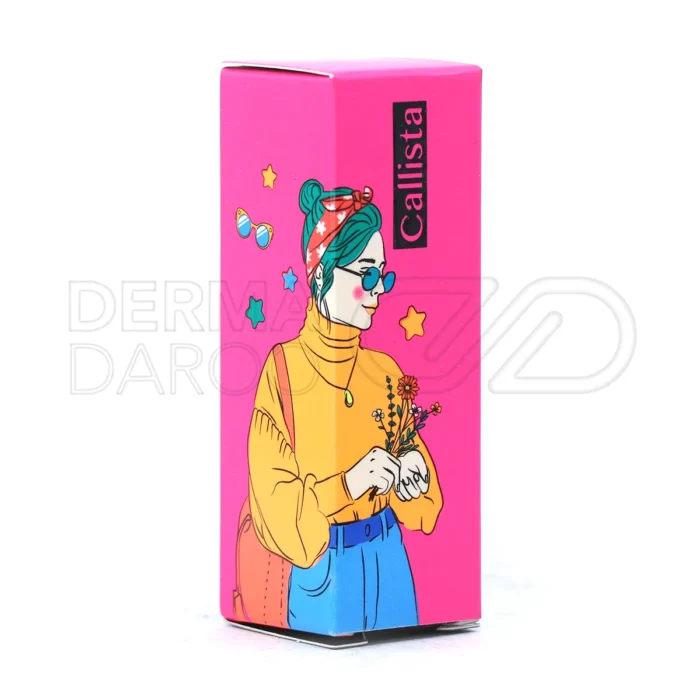 رژ لب کالیستا مات با فرمولاسیون سبک و نرم، حاوی ویتامین E برای محافظت لب، پوشش مات یکدست و مناسب انواع پوست بدون حساسیت