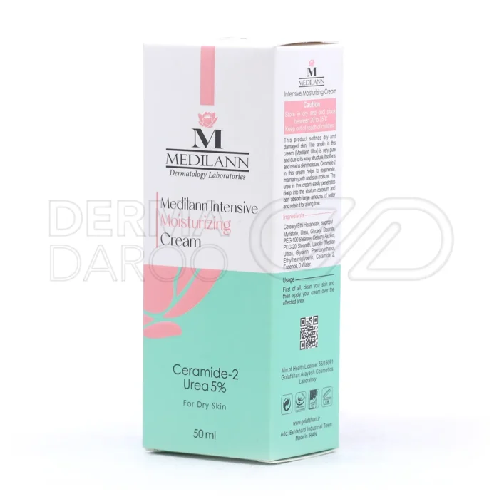 کرم نرم کننده و بازسازی کننده مدیلن با اوره و سرامید برای بهبود ترک های پوستی و بازگشت جوانی و شادابی به پوست خشک