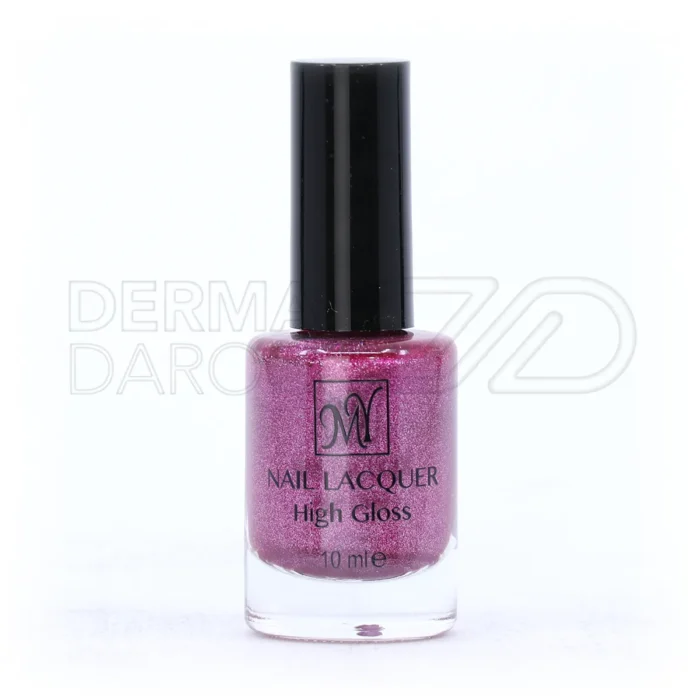 بسته بندی لاک ناخن مای با طراحی شیک و رنگ‌های براق، مات و اکلیلی در بطری شیشه‌ای مقاوم، مناسب برای استفاده آسان