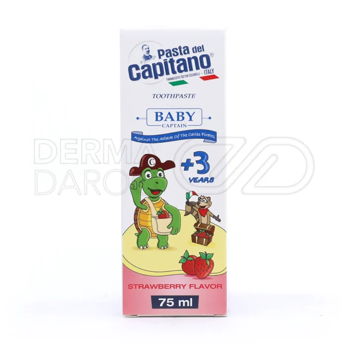 نتیجه استفاده مداوم خمیر دندان کودک پاستا دل کاپیتانو دندانهای شیری قوی تر لثه سالم و لبخند درخشان بدون پوسیدگی برای فرزندان شما