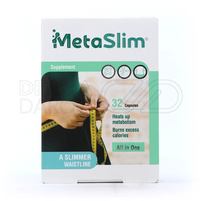کپسول متا اسلیم با ترکیبات گیاهی تقویت کننده متابولیسم، مناسب مصرف روزانه قبل از غذا با آب