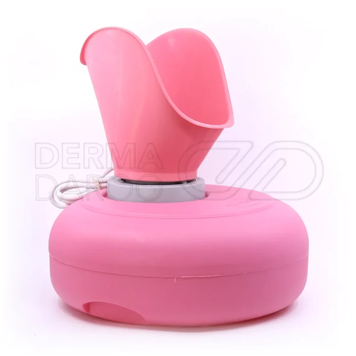 دستگاه بخور گرم سامان 4 لیتری با ماسک صورت و مخزن پلاستیکی شفاف، طراحی زیبا و کاربردی