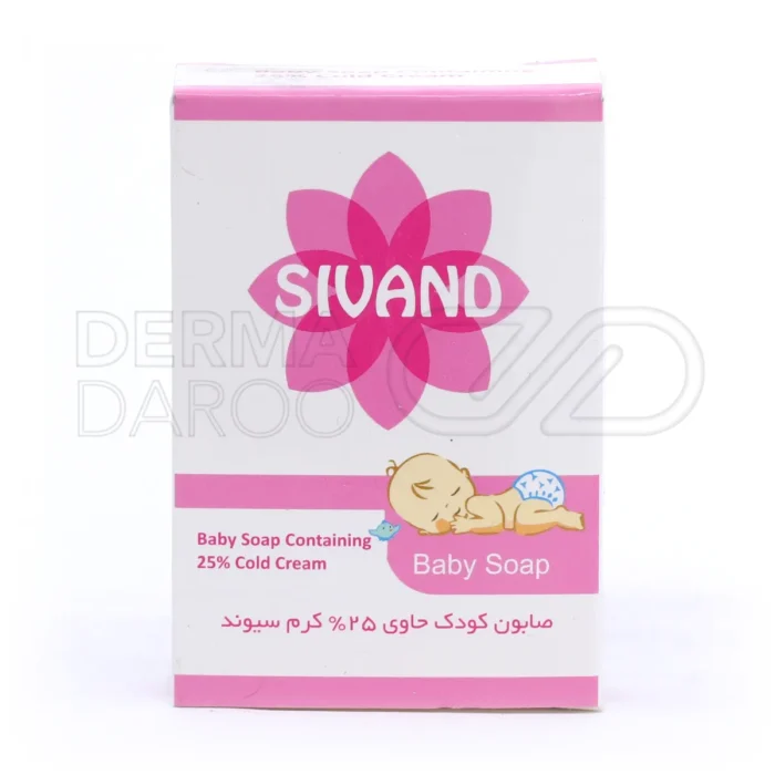 صابون کودک سیوند با روغن کرچک و وازلین، محافظ پوست در برابر خشکی، ایده آل برای استفاده روزانه کودکان