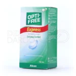 محلول تمیزکننده لنز اپتی فری اکسپرس مناسب استفاده طولانی مدت و نگهداری استریل لنز تا ۳۰ روز بدون آلودگی میکروبی