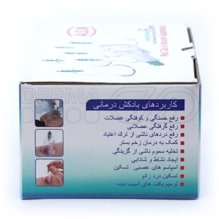 بادکش درمانی A.S.N موثر در کاهش سردرد میگرن تسکین اسپاسم عصبی و بهبود عملکرد کلیه با افزایش جریان خون