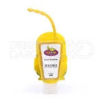 پوشش سیلیکونی فانتزی و عروسکی ژل ضد عفونی کننده آکسی کیدز طرح حیوانات جذاب برای کودکان همراه با بند آویز کیف