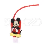 پوشش سیلیکونی فانتزی و عروسکی ژل ضد عفونی کننده آکسی کیدز طرح حیوانات جذاب برای کودکان همراه با بند آویز کیف