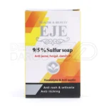 صابون لایه بردار گوگرد اژه با گلیسیرین برای رطوبت رسانی پوست مفید در درمان شوره سر اگزما و خارش های پوستی