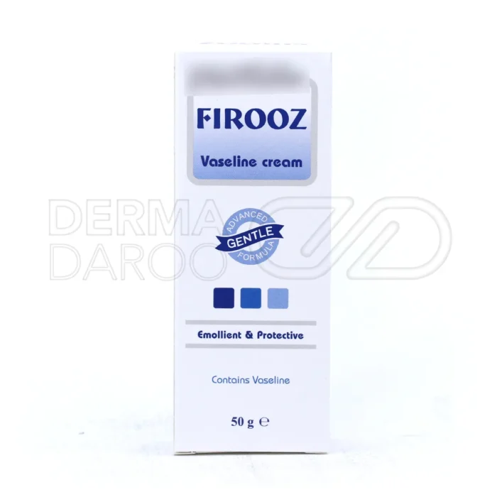 نتیجه استفاده از کرم وازلین فیروز پوست نرم مرطوب و محافظت شده بدون خشکی و تحریک پس از استعمال روزانه روی پوست کودکان و بزرگسالان