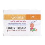 صابون طبیعی گلمر صد درصد گیاهی با اسانس ملایم که لطافت و نرمی به پوست کودک بخشیده و هیچ حساسیتی ایجاد نمی کند