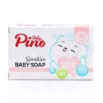 صابون ملایم کالاندولا پینو بیبی با قدرت نرم کنندگی بالا و جلوگیری از خشکی و التهاب پوست نوزادان