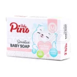 صابون ضد حساسیت پینو بیبی با ویتامین E و بدون پارابن مناسب پوست مستعد اگزما و خارش کودکان