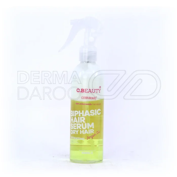 بسته بندی سرم دوفاز مو سریتا برای موهای خشک و آسیب دیده با عصاره جلبک قرمز و روغن آرگان