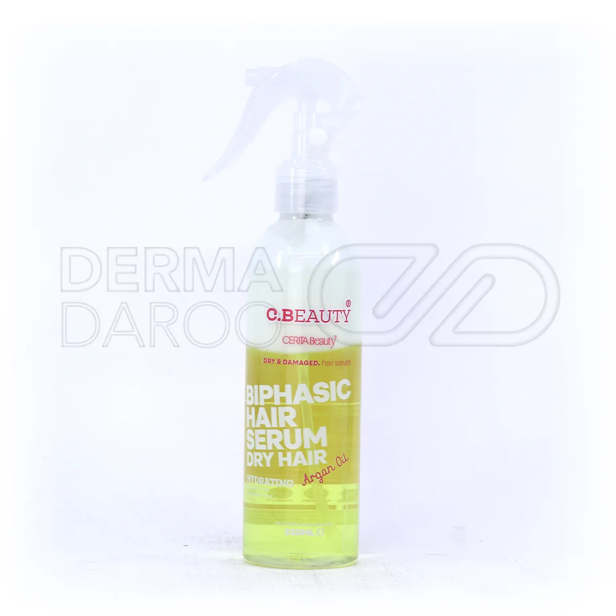 بسته بندی سرم دوفاز مو سریتا برای موهای خشک و آسیب دیده با عصاره جلبک قرمز و روغن آرگان