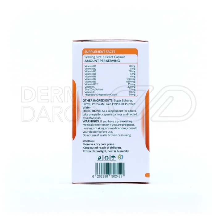 زینک کمپلکس نیچرز پلنتی تقویت کننده ایمنی با ترکیب ویتامین ب۱۲ ویتامین ب۳ و زینک سولفات مناسب بزرگسالان برای مقابله با رادیکال های آزاد