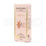 فرمولاسیون مرطوب کننده ضد آفتاب کرم پودری سان سیف حاوی نیاسین آمید پانتنول و هیالورونات سدیم برای تغذیه پوست و حفظ رطوبت طبیعی بدون احساس سنگینی